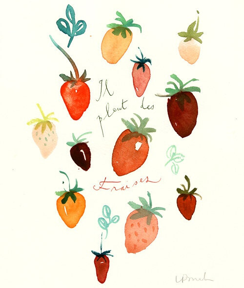 春天的彩色-写意水彩