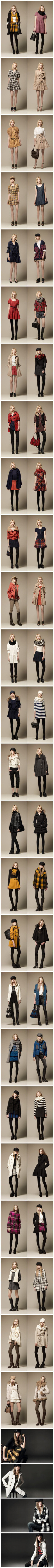 #EYES TOUCH# BURBERRY BLUE LABEL Women FallWinter 2011 LookBook