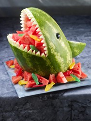 watermelon with a bite!