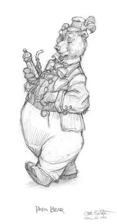 Scott Gustafson复古儿童插画