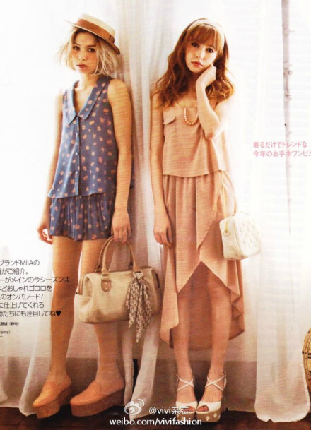 沙罗&amp;藤井莉娜#2012 summer collection