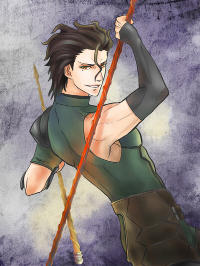 http://crushlily.deviantart.com/art/Fate-Zero-Diarmuid-272785486?q=boost%3Apopular%20Diarmuid&qo=136