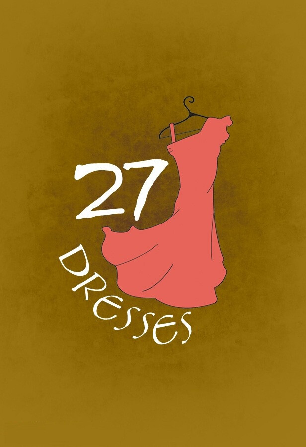 【27件礼服的秘密】(27 Dresses) – (2008) ‧ 珍 (凯瑟琳．海格 饰) 热心助人，一向很会照顾别人，有她在的地方，永远有欢乐笑声与尽善尽美的婚礼，她的一生都在成就别人的快乐，帮别人筹办婚礼，却也成了被爱神遗忘的女主角。 当了27次伴娘的她，无缘成为新娘，唯一安慰她小小心灵的，就是仰望帅气的上司乔治(爱德华伯恩斯 饰)，做他的小助理为他跑腿端茶，默默爱着他，当珍的姐姐泰丝宣布喜讯并邀请她做伴娘时，珍的人生最大灾难也在此降临，新姐夫居然是她心中梦寐以求的白马王子！一部由伴娘礼服带出的轻松爱情小品喜剧。