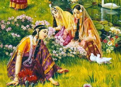 Radha and Gopies