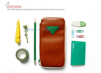 Wholesale long pattern PU pen pouch, p pocket, free shipping