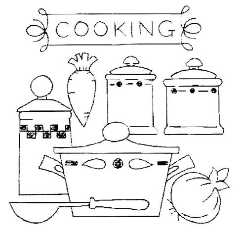 [转载]REDWORK厨房系列绣图