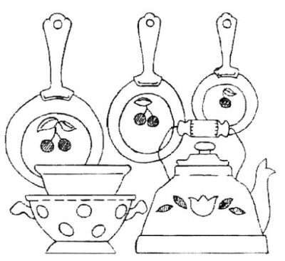 [转载]REDWORK厨房系列绣图