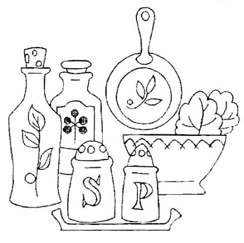 [转载]REDWORK厨房系列绣图