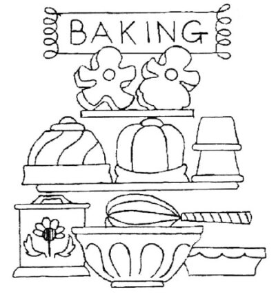 [转载]REDWORK厨房系列绣图