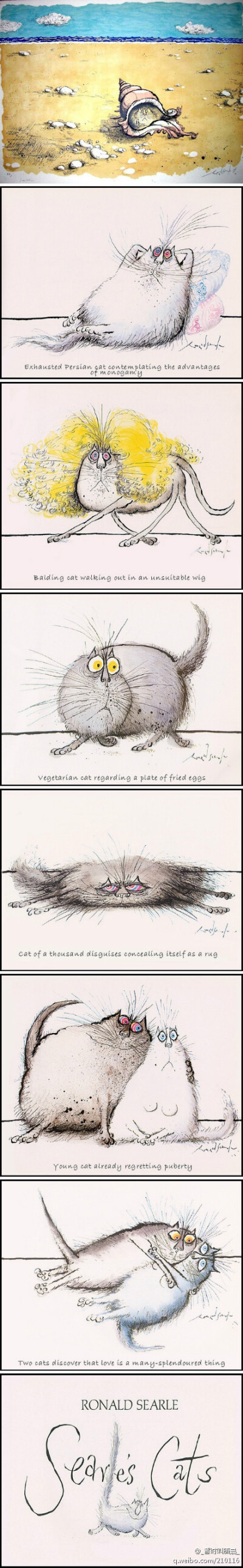 #英国漫画家Ronald Searle#