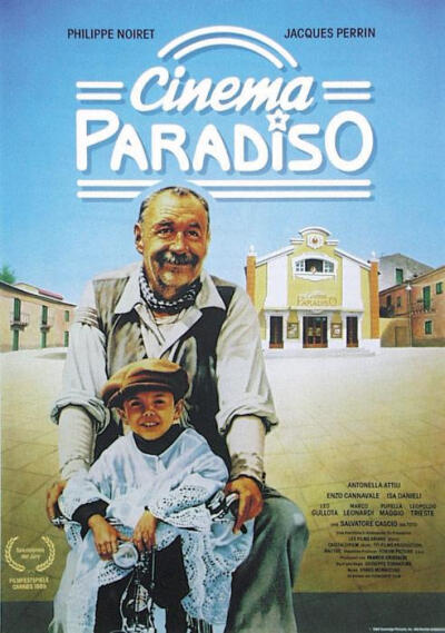 中文名： 天堂电影院 外文名： Nuovo cinema Paradiso 其它译名： 新天堂乐园 出品公司： TF1 Films Productions 导演： 朱塞佩·托纳多雷 主演： 菲利浦·诺瓦雷， 雅克·贝汉， 萨瓦特利·卡西欧 类型： 剧情 …