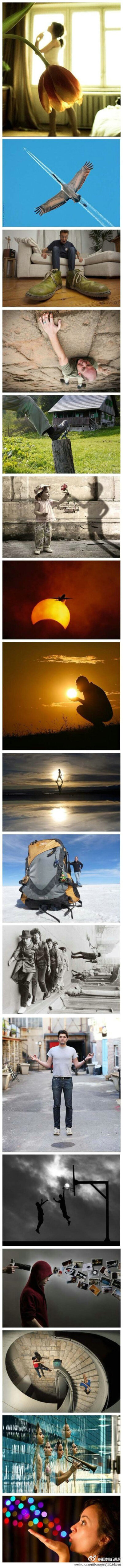 角度不同，有意思