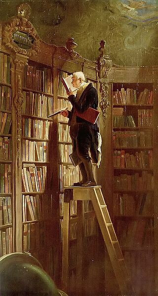 Carl Spitzweg - The Bookworm