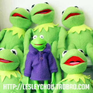外贸 The Muppets 科密特Kermit青蛙 46cm玩偶