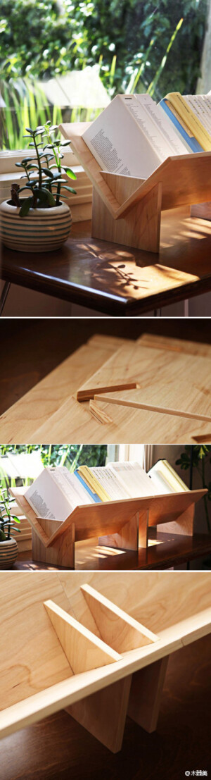 这个组合书架自己可以动手试试哦，使用桦木胶合板制作而成