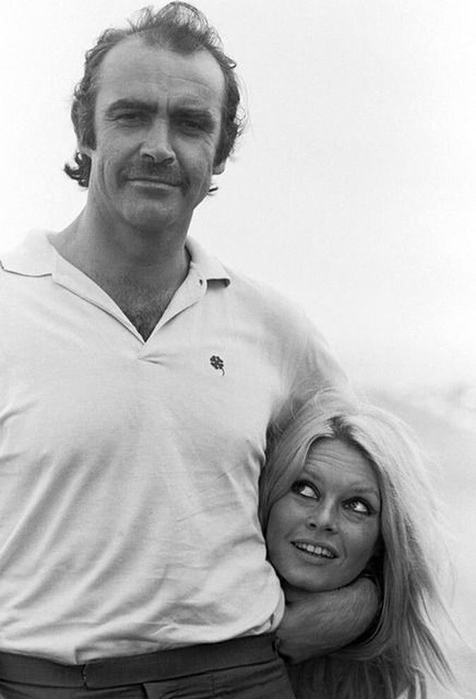 Sean Connery and Brigitte Bardot肖恩.康纳利与碧姬·巴铎