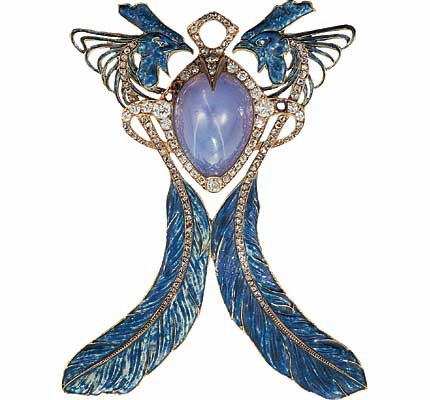 Pendentif Coqs, 1901-1902 René LALIQUE