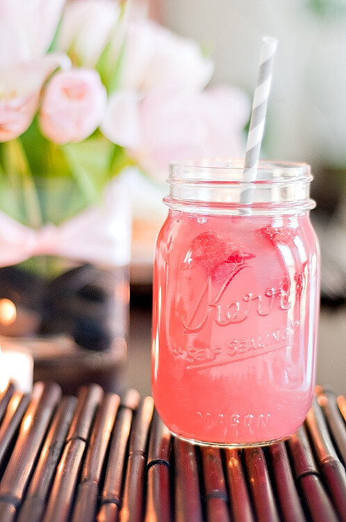 Raspberry Beer Cocktail!! Yum! Summer nights on the deck here I come!