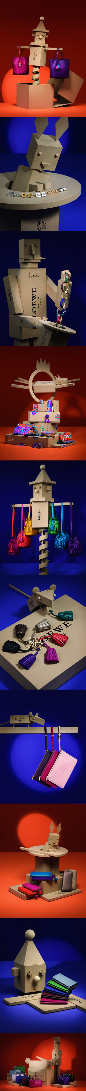 Loewe 构筑冬季圣诞动画橱窗