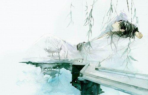 Eno.（何何舞），中国知名插画师。画风以手绘水彩为主