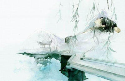 Eno.（何何舞），中国知名插画师。画风以手绘水彩为主