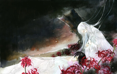 Eno.（何何舞），中国知名插画师。画风以手绘水彩为主