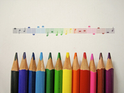 彩色的音乐。