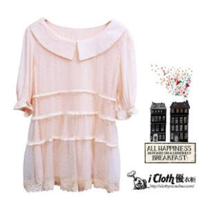 粉嫩的颜色+卡哇伊的薄纱，赞喔~