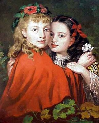 The Sisters by James Collinson: ex-Pre-Raphaelite