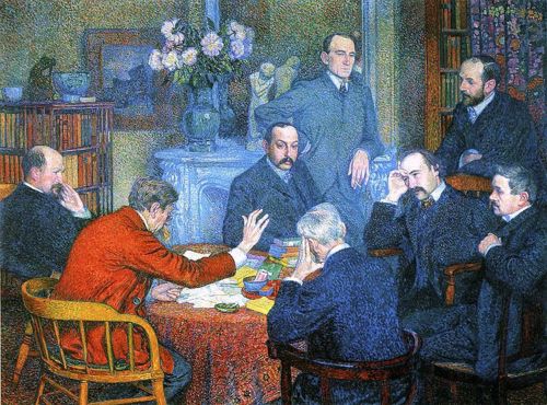 A Reading by Emile Verhaeren 1901