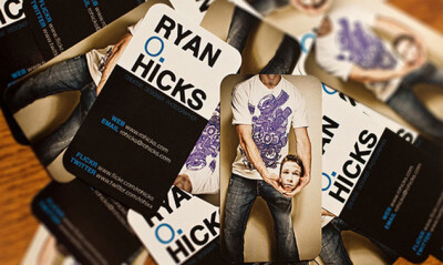 Ryan O. Hicks Business Card business card design