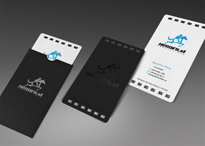 Unique Business Card - HeroFilm