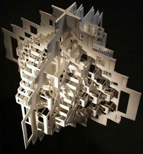 Paper Architecture: Intricate 3D Sculptures by Ingrid Siliakus