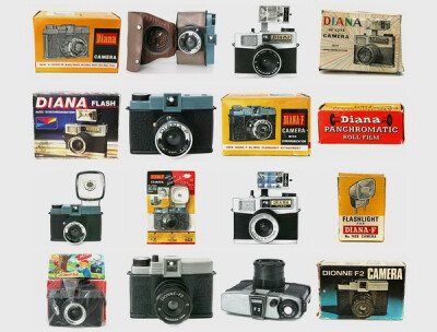 复古的传奇Diana F+ 相机全球收集～