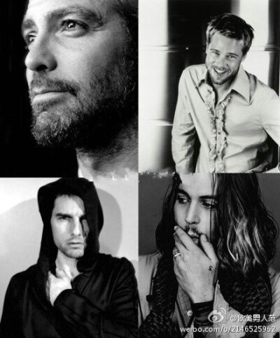 乔治·克鲁尼51岁，汤姆·克鲁斯50岁，布拉德·皮特49岁，约翰尼·德普49岁