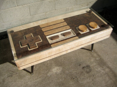 Nintendo Controller Coffee Table 任天堂控制器茶几 娱乐休闲两不误 etsy上卖3500刀