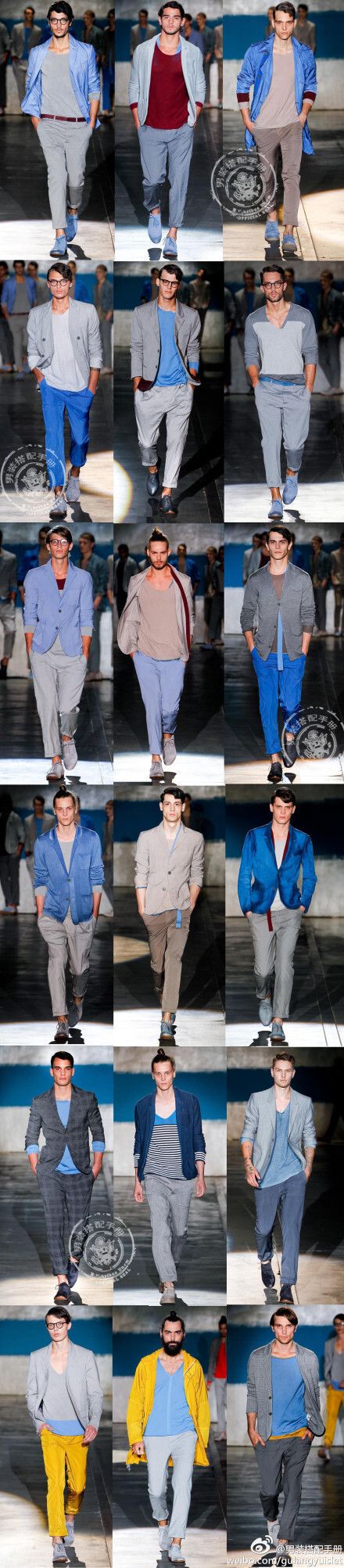 Iceberg 2012春夏... 蓝～灰