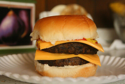 double cheese burger