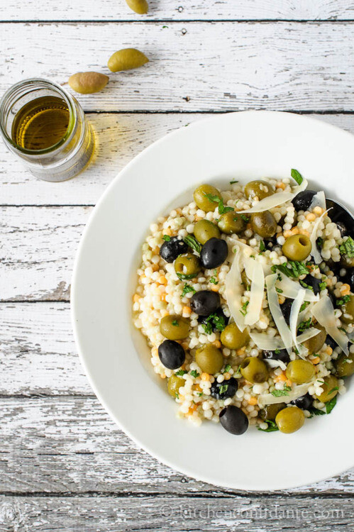 olive couscous salad.