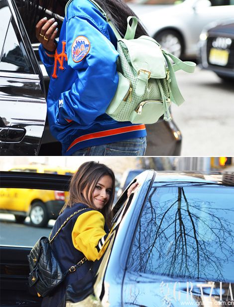 双肩包的文艺时尚青年