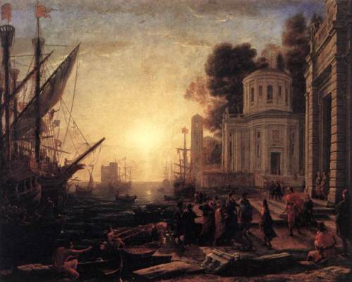 Claude Lorrain, Cleopatra Disembarking at Tarsus, 1642