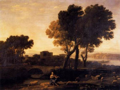 Claude Lorrain, Apollo Guarding the Herds of Admetus, 1654