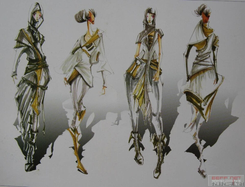 服装设计我爱的手稿