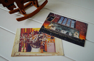 城市明信片。上海老弄堂田子坊