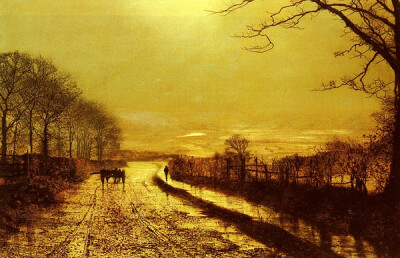 约翰·阿特金森·格里姆肖（John Atkinson Grimshaw，1836年至1893年）英国画家，是唯美主义画派的代表人物。维多利亚时期最负盛名和影响力的画家之一。他的父亲是一名警察，他的父母都反对他拿艺术作为一个职业生涯。…