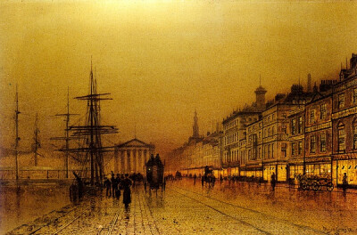 约翰·阿特金森·格里姆肖（John Atkinson Grimshaw，1836年至1893年）英国画家，是唯美主义画派的代表人物。维多利亚时期最负盛名和影响力的画家之一。他的父亲是一名警察，他的父母都反对他拿艺术作为一个职业生涯。…