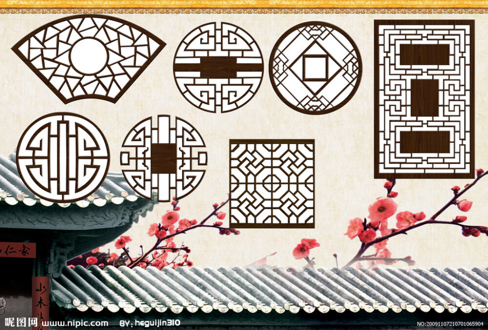 古朴 木窗 中国风