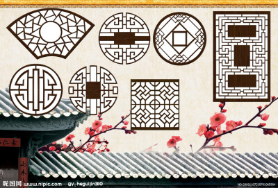 古朴 木窗 中国风