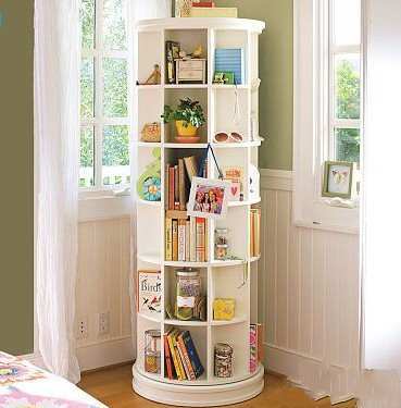 360度旋转书架，取阅无障碍