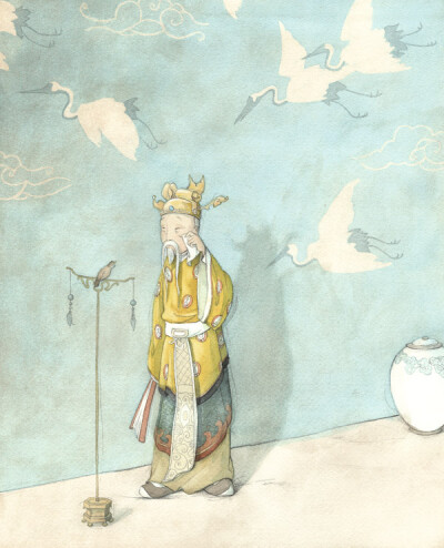 Quentin Gréban, Le rossignol et l’empereur 外国画家的中国风插画